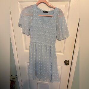 Amazon Light Blue Midi Dress